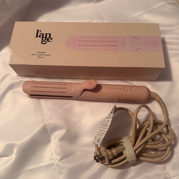 Other - L’ange Le Duo 360° Airflow Styler Blush Curling & Straightening Iron
